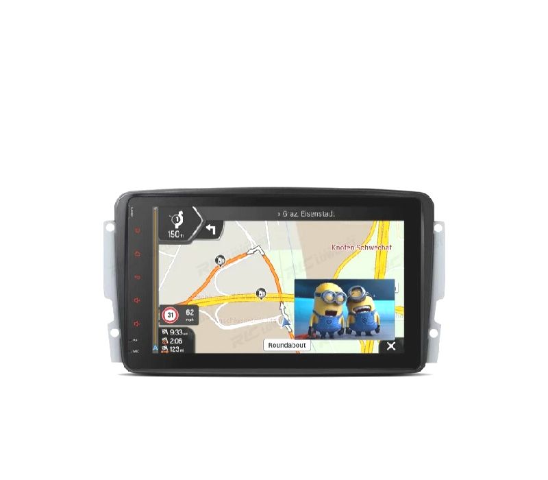 AUTO RÁDIO GPS ANDROID 13 PARA MERCEDES W168 C W203 CLK W209 G W463 VITO VIANO W639