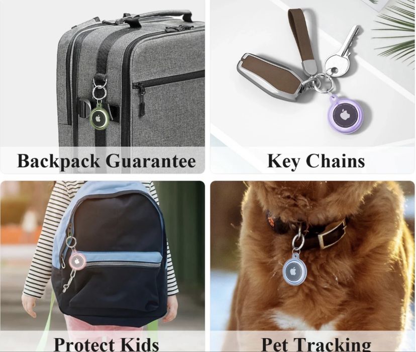 Захисна плівка і силіконовий чохол (брелок) для AirTag