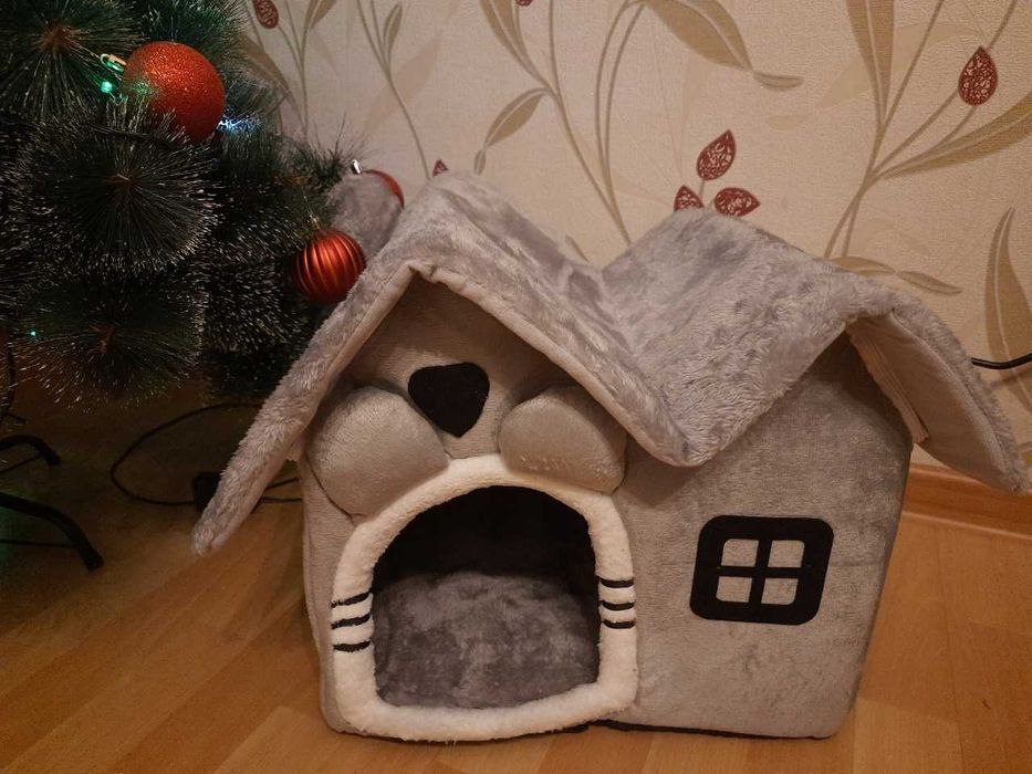 Legowisko wygodne i miękka buda dla psa kota