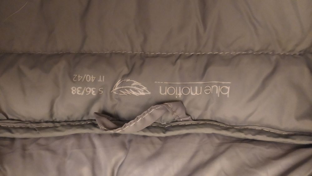 puchowa kurtka   ,,blue motion,, S 36/38  nowa