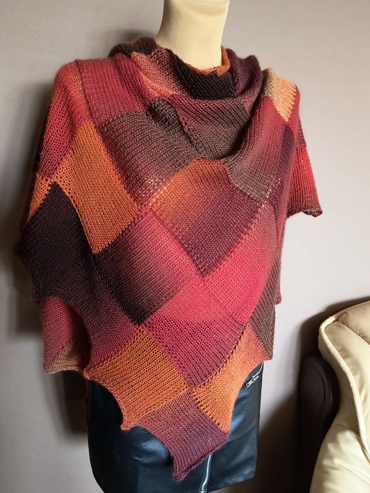 Chusta Entrelac. Hand Made Joasi.