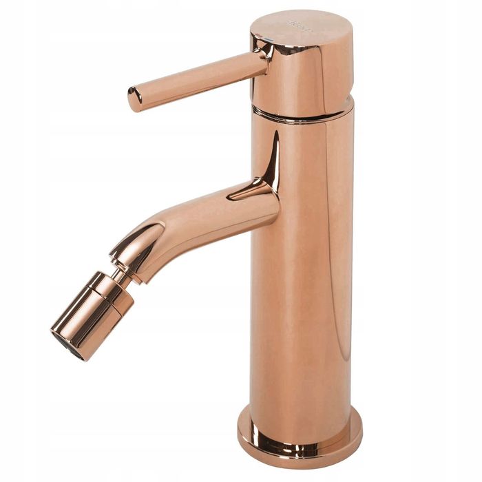 Bateria Bidetowa Złota Miedziana  Rose Gold Stojąca