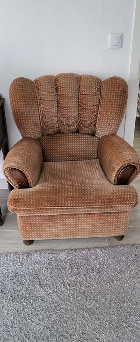 Sofá Cama com 2 poltronas