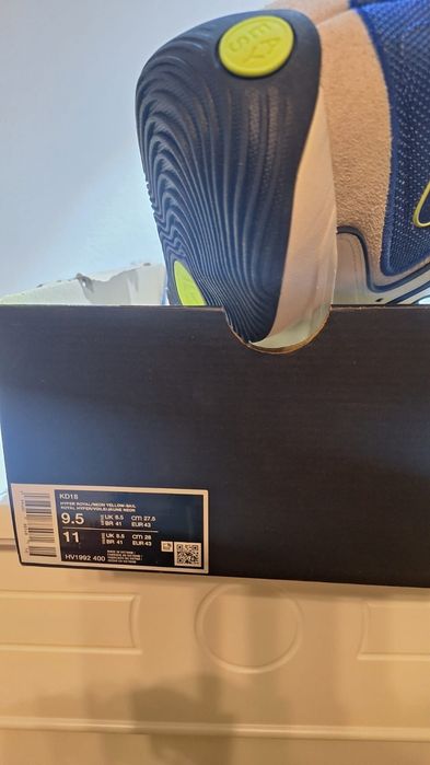 Кросівки Nike KD18 HV1992 400, US9.5 EU 43 27.5CM