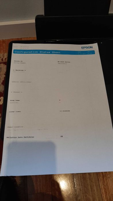 Impressora Epson Workforce WF 2630 para peças ou para digitalizador