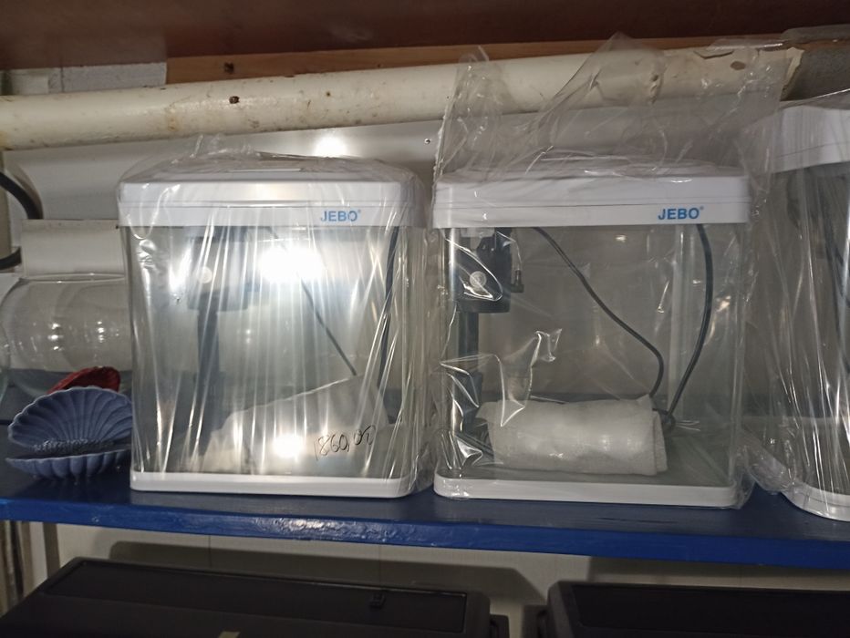 Аквариумы с крышкой 8л,15л 22л,34л,54л, 65л, аквариумные рыбки