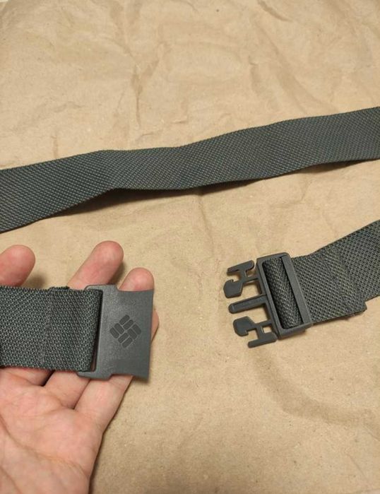 Columbia трекінговий пояс сірий ремінь чоловічий ремень мужсой трекинг