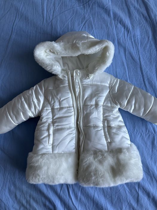 Дитяча курточка  на дівчинку 9-12 місяців Chicco, пуховик, шубка