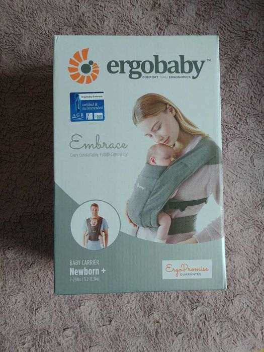 Nosidło szare Ergobaby NOWE od urodzenia