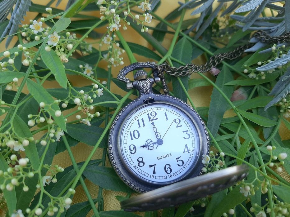 Relógio de Bolso Alice no país das maravilhas - Novo