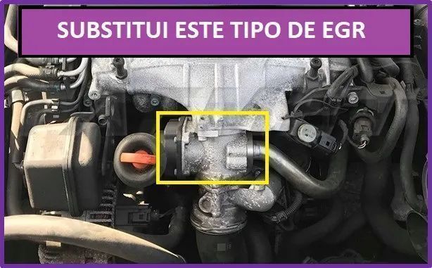 SUPRESSOR EGR VW AUDI SEAT SKODA 1.2 1.4 1.9 2.0 TDI - PRETO
