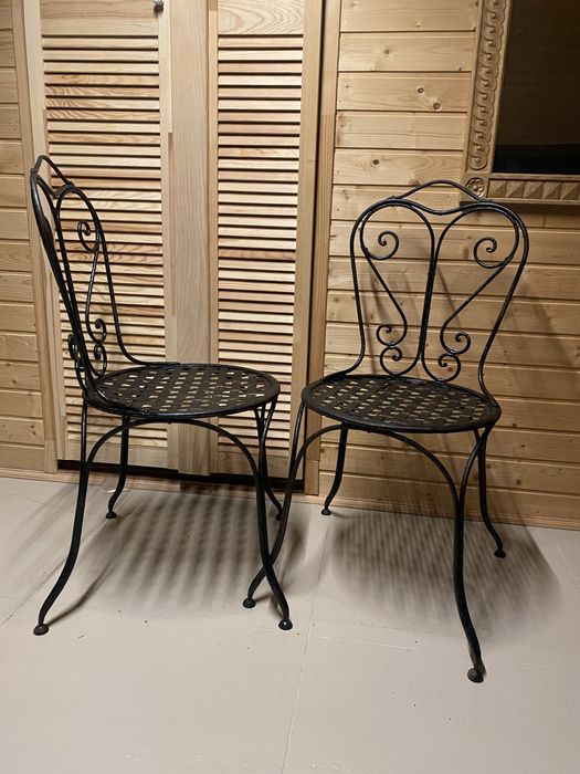 Стільці садові металеві