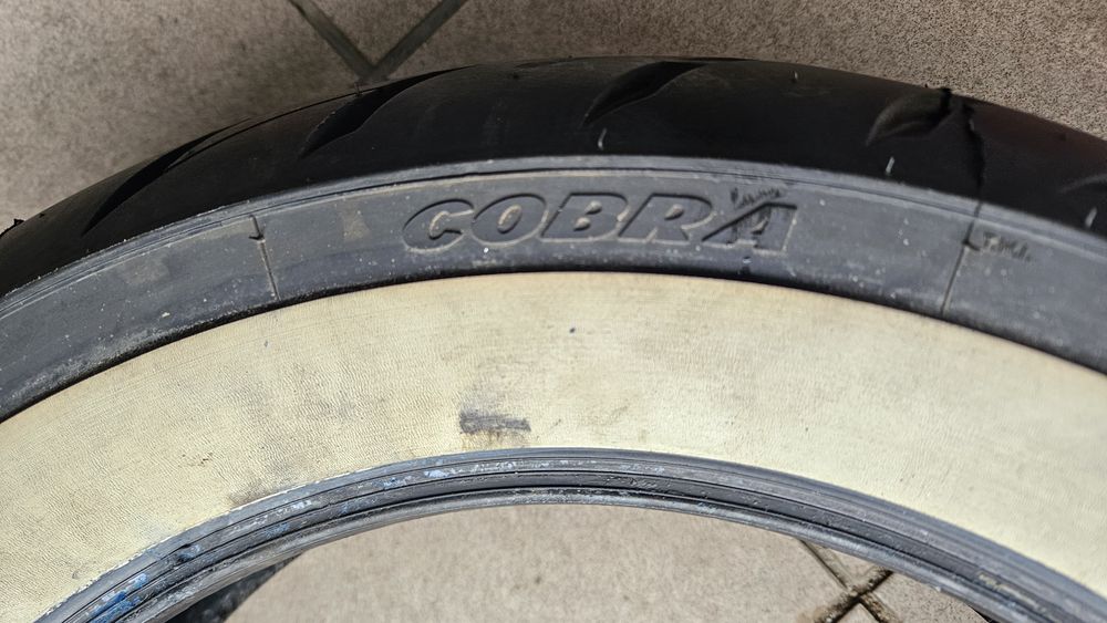 Pneu Cobra 180/70 16 Harley white wall