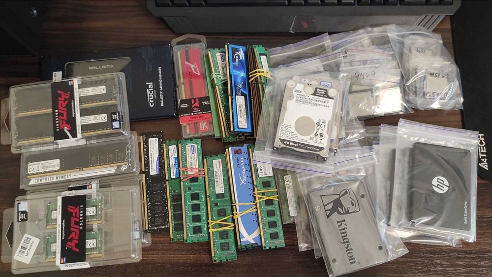 Комп'ютерні комплектуючи SSD/M2/DDR3/DDR4