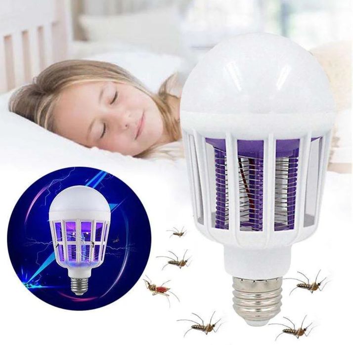 Lâmpada led com sistema anti mosquitos