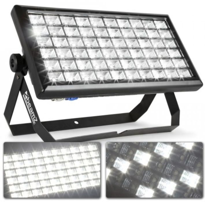 BEAMZ WH180W Led Wall Wash 60x 3W Leds Brancos DMX