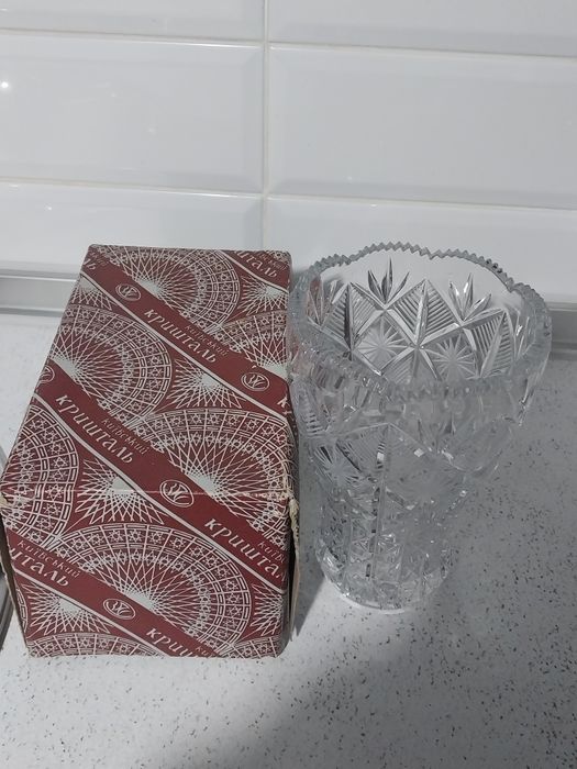 Ваза хрусталь Киевский завод