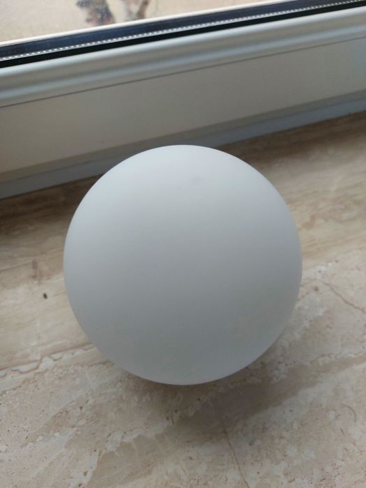 5x klosz mały kulka szklana mleczna e27