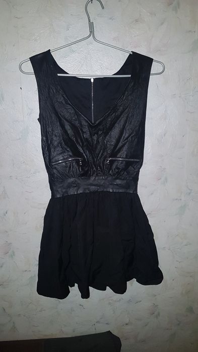 Чёрное платье XS/XXS