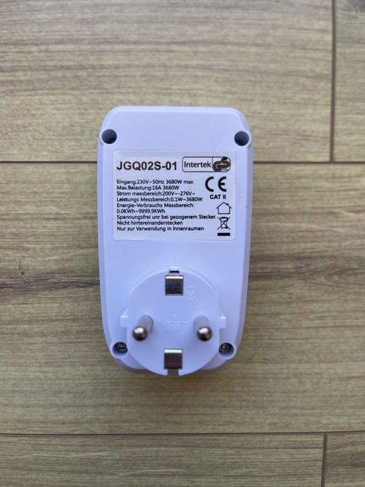 Medidor de consumo de energia com ecrã LCD - NOVO