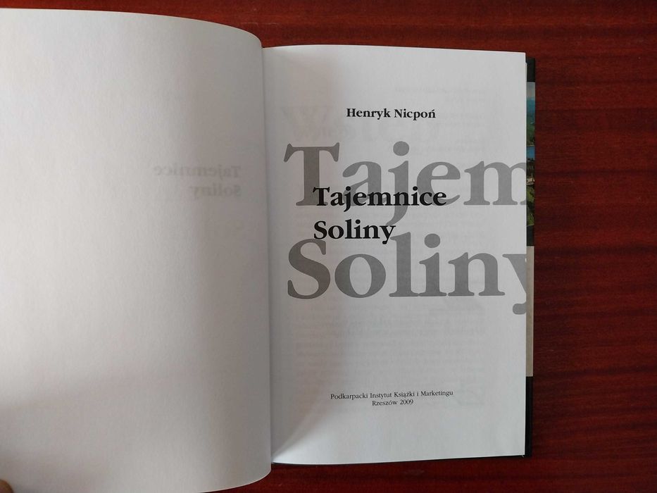 Henryk Nicpoń - Tajemnice Soliny