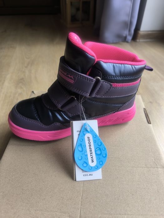 Buty zimowe dziecięce, nowe, okazja