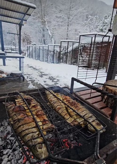 Будинок в горах подобово ”Soloma house” , чан на березі гірської річки