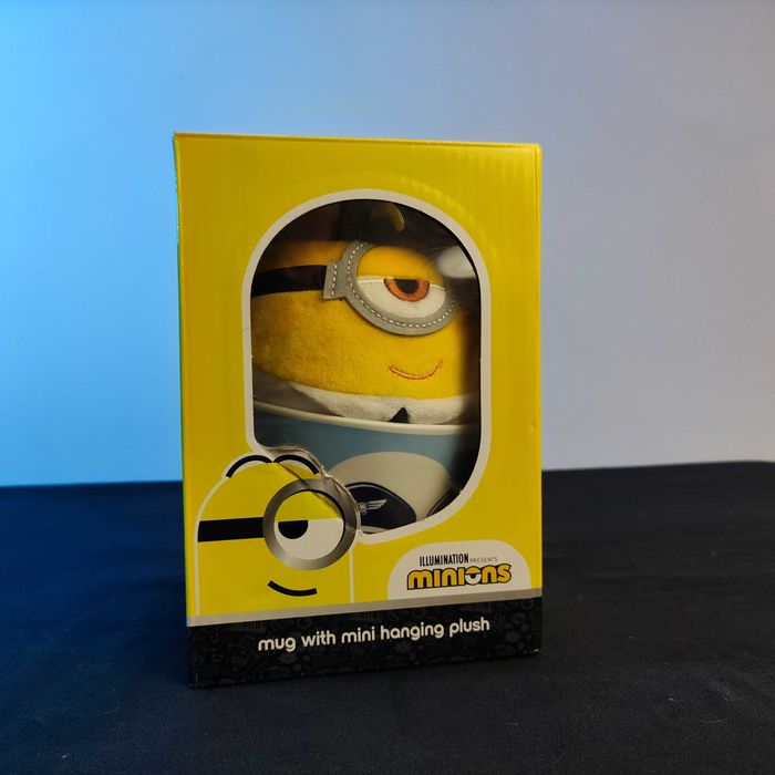 Minionki zestaw prezentowy. Maskotka i miska.