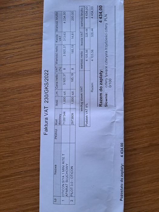 Aparat słuchowy oticon siya 1 mini rite