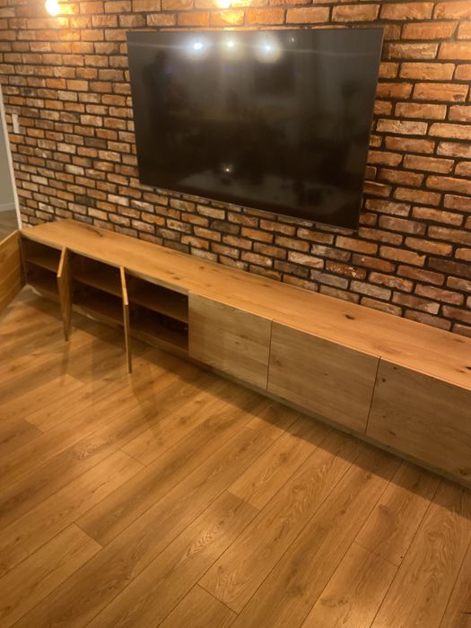 Szafka rtv dębowa , komoda dąb , meble loft