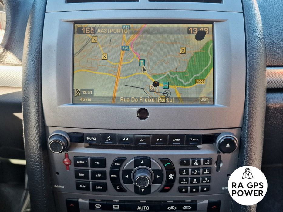 CITROEN / PEUGEOT NaviDrive RT3 - Atualização GPS CD Mapa Europa 2017