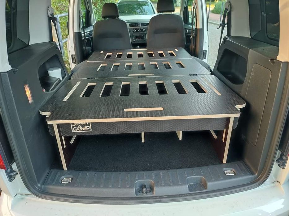 Łóżko do busa, zabudowa kempingowa, mini kamper caddy