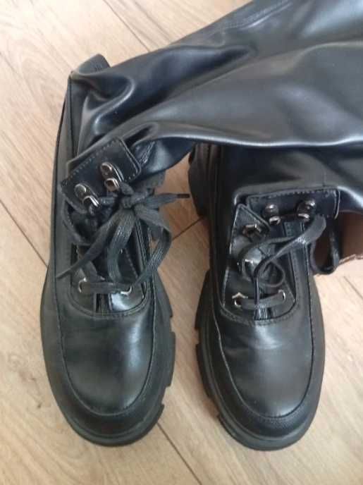 buty za kolano wysokie