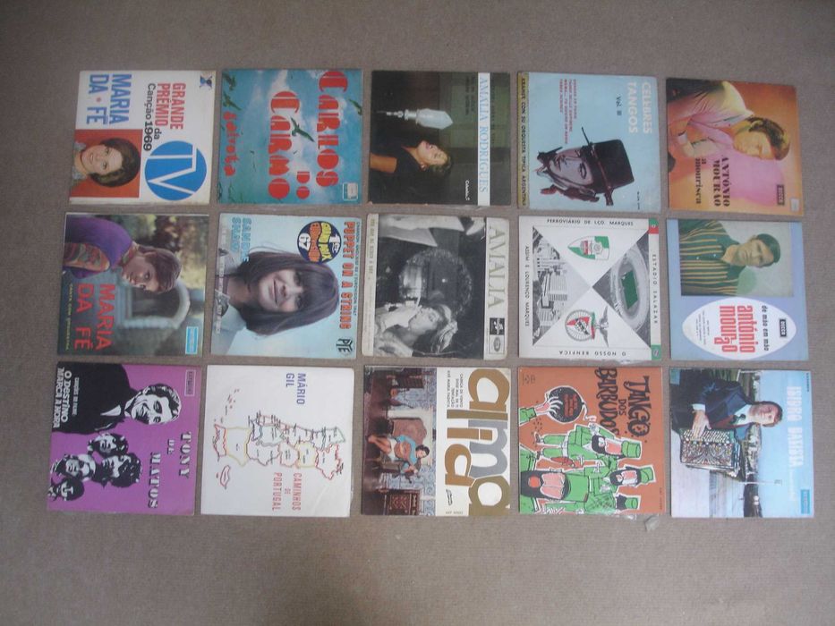 Discos vinil - Amália; C. do Carmo; Maria da Fé; Tony de Matos; etc