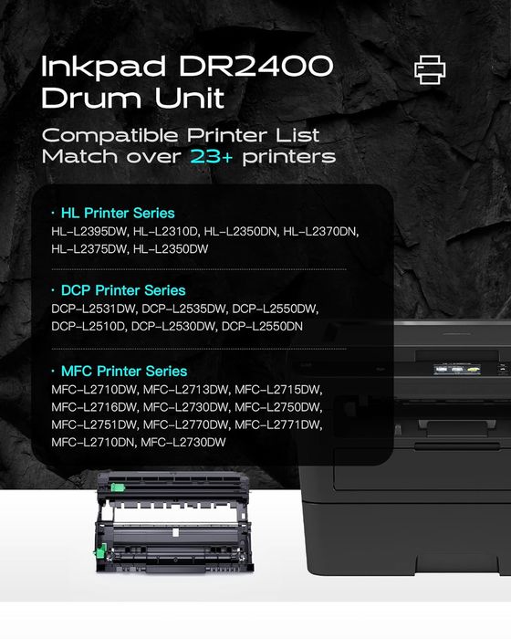 outlet bęben inkpad dr2400 do brother dcp-l2530dw, hl-l2350dw, mfc-l2710dw
