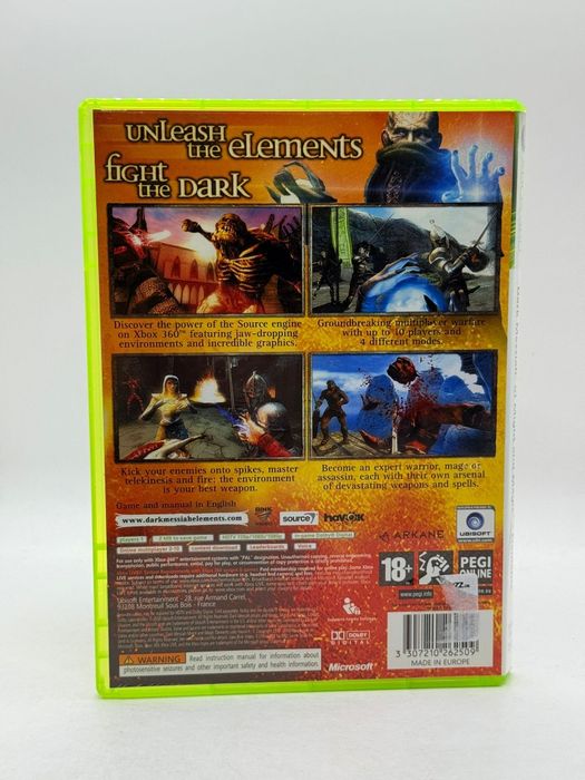 Dark Messiah 3xA Xbox nr 0725