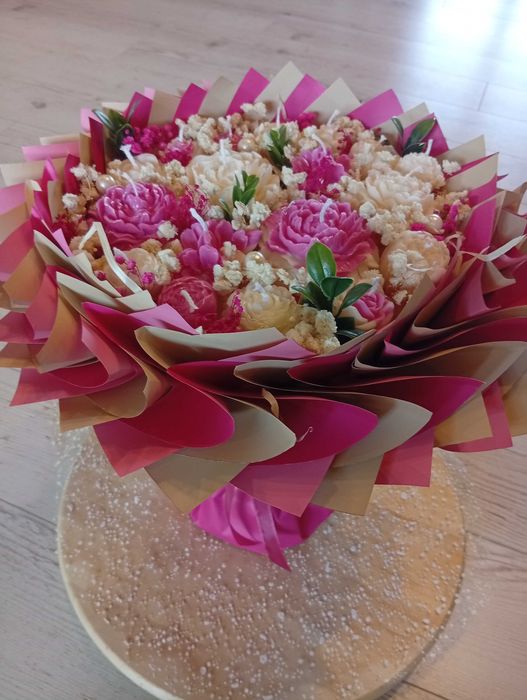 Bukiety ze świec sojowych