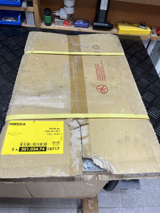 3 parteleiras IKEA INREDA novas embaladas