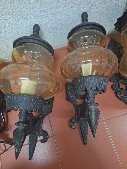 Conjunto de Candeeiros de Exterior