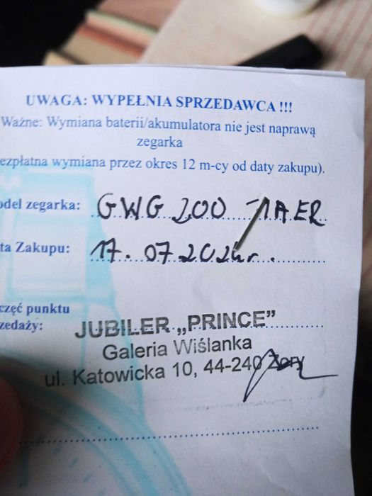 Casio G-Shock GWG-2000 super stan plus drugi nowy pasek i śruby