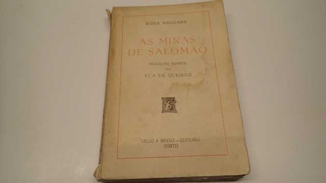 As minas de Salomão, Rider Haggard, Tradução revista por Eça de Queiroz