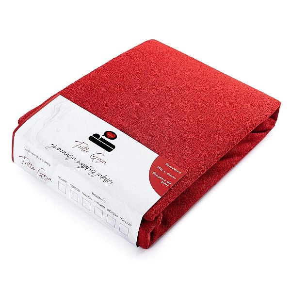 Prześcieradło 90x200 jednolite bawełna FROTTE z gumką GAJA