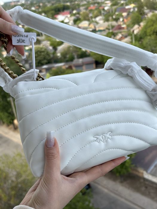 Сумка пінко пуф натуральна