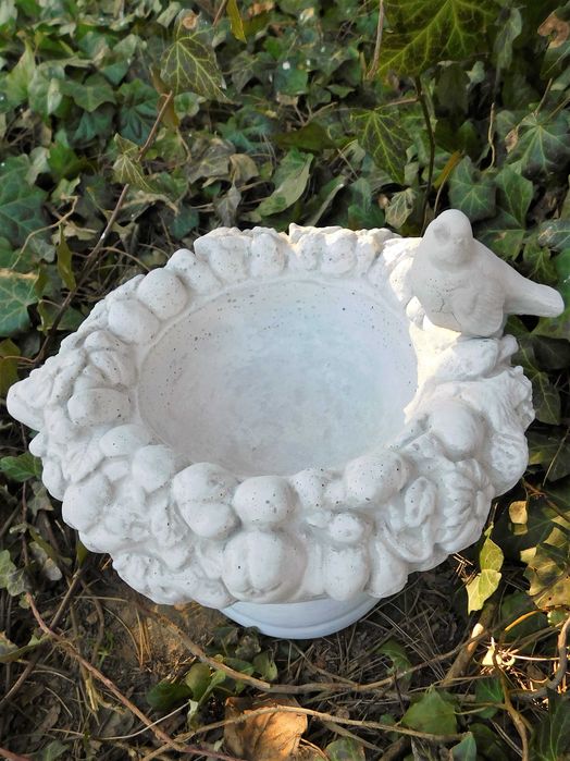 Ozdoba betonowa Poidło poidełko dla ptaków Ogród na prezent