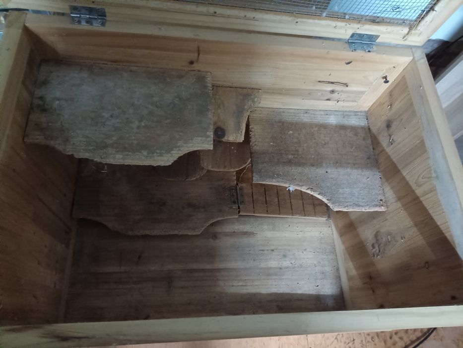 Drewniana klatka chomik/mysz/myszoskoczek