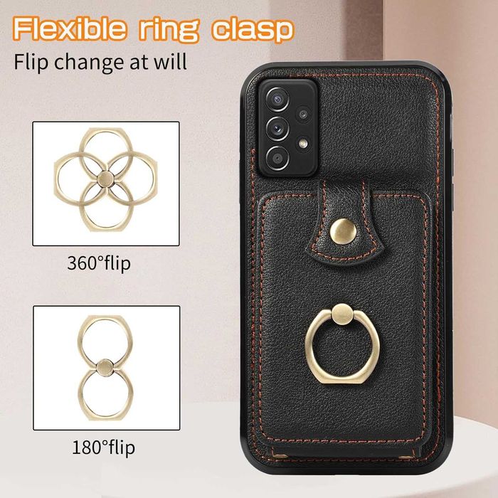 Etui plecki do Samsung Galaxy A72 5G/4G z paskiem i kieszenią na karty