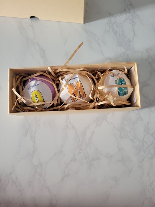 Conjunto de 3 bombas de banho