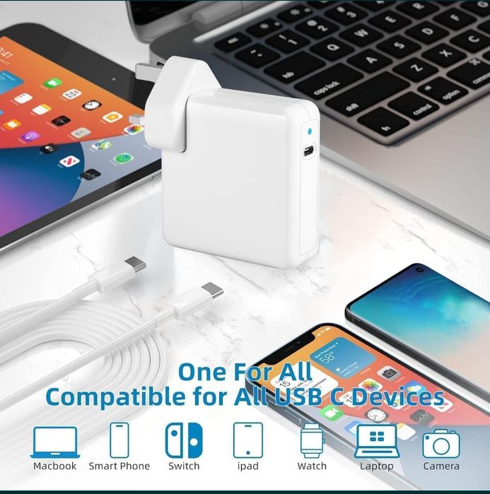 ładowarka  Macbook Pro 96 W USB-C  Duże Zastosowanie uniwersalna