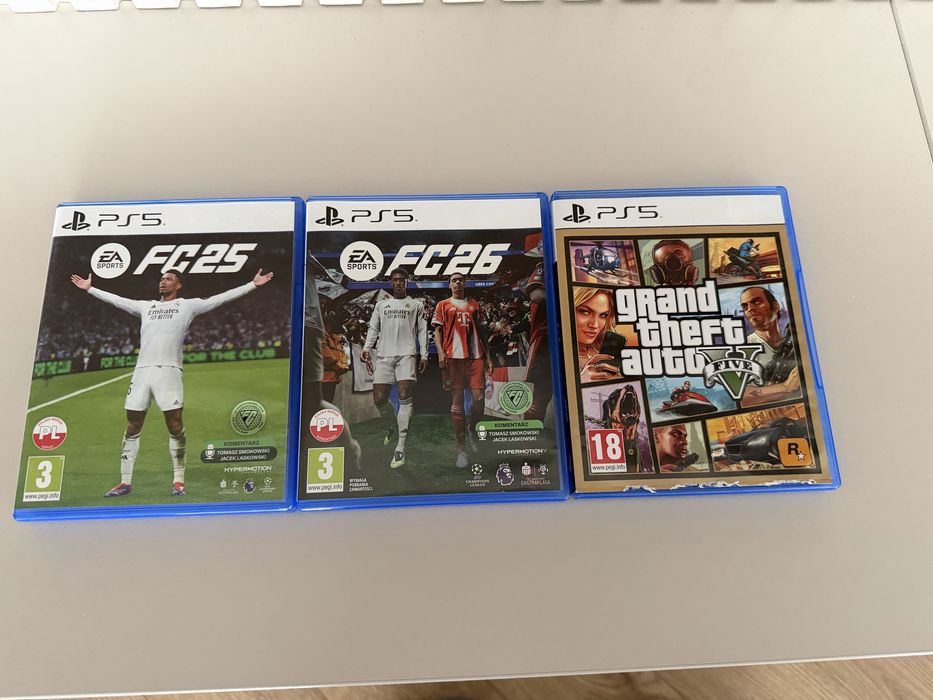Gry PS5 Playstation 5 FC26 GTAV