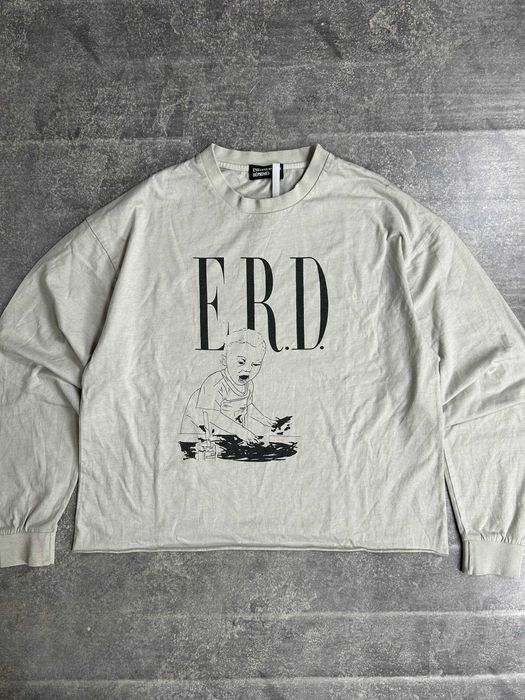 Лонгслів білий Enfants Riches Deprimes archive distressed white белый